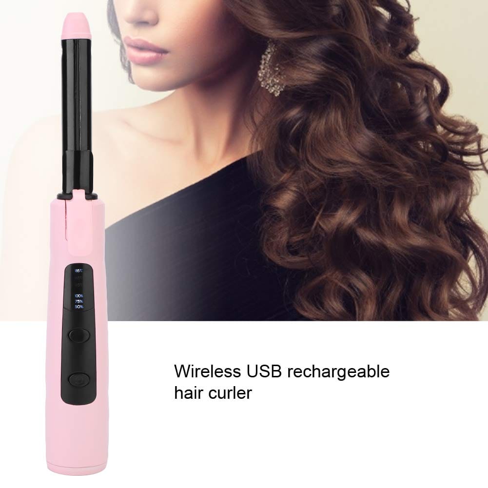 Cordless Hair Curler manufacturer USB Rechargeable Charging Curler